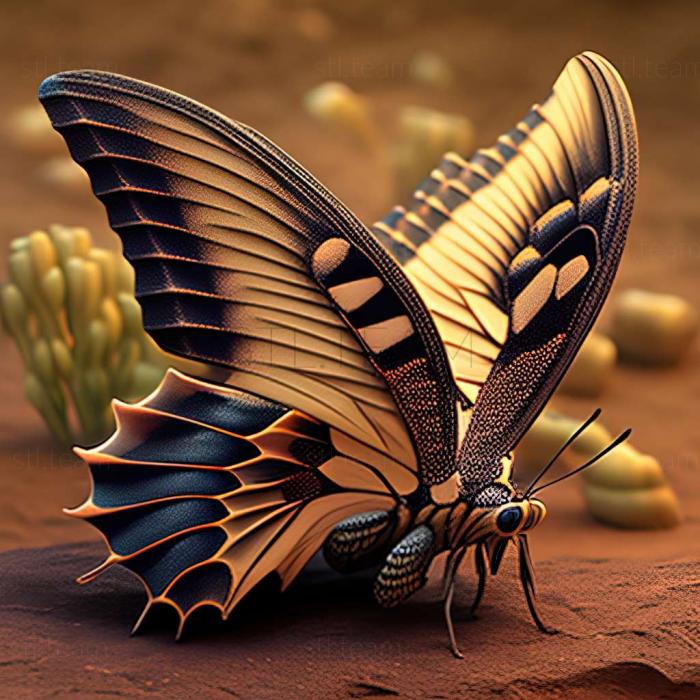 3D модель Papilio troilus (STL)